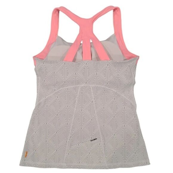 LUCY Geometric‎ Print Razorback Workout Tank Size Medium - Picture 2 of 5